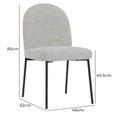 Temple &amp; Webster Herve Arch Upholstered Dining Chairs