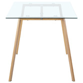 Temple &amp; Webster Hayden Glass Dining Table