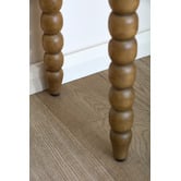 Temple &amp; Webster Zara Mango Wood Bobbin Console Table