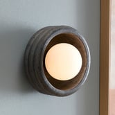 Temple &amp; Webster Jimmy Terracotta Wall Light