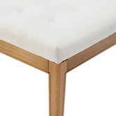 Temple &amp; Webster Oatlands Rubberwood Dining Bench