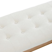 Temple &amp; Webster Oatlands Rubberwood Dining Bench