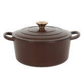 Temple &amp; Webster 4.3L Round Cast Iron Dutch Oven