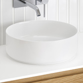 Temple &amp; Webster Sabina 360mm Round Ceramic Above Counter Basin