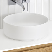 Temple &amp; Webster Sabina 360mm Round Ceramic Above Counter Basin