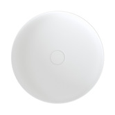 Temple &amp; Webster Sabina 400mm White Round Ceramic Above Counter Basin