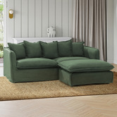 Temple &amp; Webster Montauk 3 Seater Slipcover Sofa