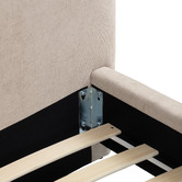 Temple &amp; Webster Mela Upholstered Bed