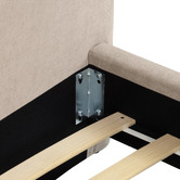 Temple &amp; Webster Mela Upholstered Bed