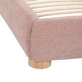 Temple &amp; Webster Paloma King Single Kid's Boucle Bed Frame