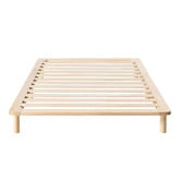 Temple &amp; Webster Natural Monty Premium Wooden Bed Base