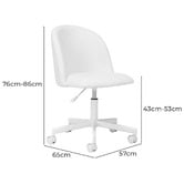 Temple &amp; Webster Kids' Emmie Chenille Desk Chair