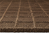 Temple &amp; Webster Gabi Grid Hand-Woven Jute Rug