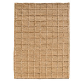 Temple &amp; Webster Gabi Grid Hand-Woven Jute Rug
