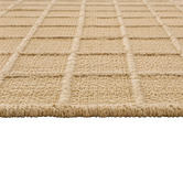 Temple &amp; Webster Gabi Grid Hand-Woven Jute Rug