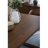 Temple &amp; Webster Oak Ski-Leg Dining Table