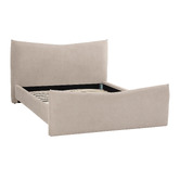 Temple &amp; Webster Mela Upholstered Bed