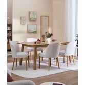 Temple &amp; Webster Atlantic Upholstered Dining Chairs