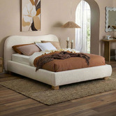 Temple &amp; Webster Paloma Boucle Bed
