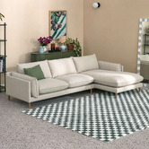 Temple &amp; Webster Terry 3 Seater Sofa with Chaise
