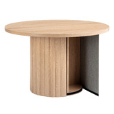 Temple &amp; Webster 4 Seater Elodie Round Dining Table &amp; Nova Chair Set