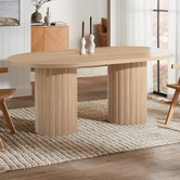 Temple &amp; Webster 180cm Elodie Oval Dining Table