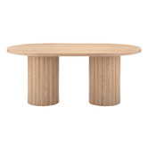 Temple &amp; Webster 180cm Elodie Oval Dining Table