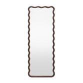 Temple &amp; Webster Ebba Wavy Timber Full Length Mirror