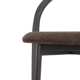 Temple &amp; Webster 65.5cm Lottie Arched Solid Beech Wood Bar Stool