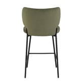 Temple &amp; Webster 66cm Petra Upholstered Bar Stools