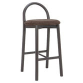 Temple &amp; Webster 65.5cm Lottie Arched Solid Beech Wood Bar Stool