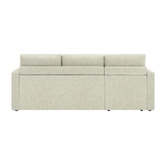 Temple &amp; Webster Carter 4 Seater Queen Sofa Bed with Reversible Chaise
