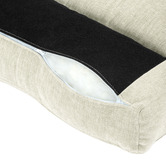 Temple &amp; Webster Carter 4 Seater Queen Sofa Bed with Reversible Chaise