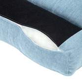 Temple &amp; Webster Carter 4 Seater Queen Sofa Bed with Reversible Chaise