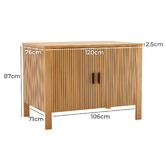 Temple &amp; Webster Rosie 2 Door Kitchen Island