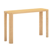 Temple &amp; Webster Ronan Oak Console Table