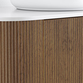 Temple &amp; Webster Nomad 460mm Natural Wall Hung Single Vanity