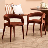 Temple &amp; Webster Kristian Upholstered Dining Chairs