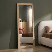 Temple &amp; Webster Oscar Timber Full Length Mirror