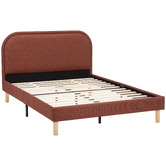 Temple &amp; Webster Elba Upholstered Bed Frame