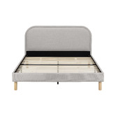Temple &amp; Webster Elba Upholstered Bed Frame