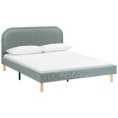 Temple &amp; Webster Elba Upholstered Bed Frame