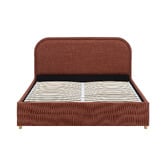 Temple &amp; Webster Elba Upholstered Gas Lift Storage Bed Frame