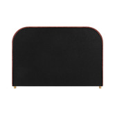 Temple &amp; Webster Elba Upholstered Gas Lift Storage Bed Frame