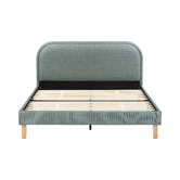 Temple &amp; Webster Elba Upholstered Bed Frame