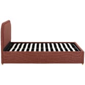 Temple &amp; Webster Elba Upholstered Gas Lift Storage Bed Frame