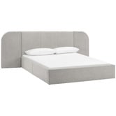 Temple &amp; Webster Halo Upholstered Bed
