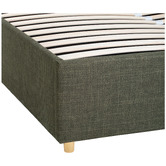 Temple &amp; Webster Elba Upholstered Gas Lift Storage Bed Frame