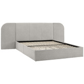 Temple &amp; Webster Halo Upholstered Bed