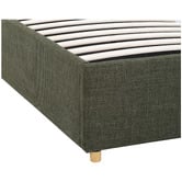 Temple &amp; Webster Elba Upholstered Gas Lift Storage Bed Frame